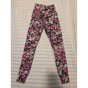 Athleta Transcendent Tight Womens XXS Abstract Floral High Rise Leggings